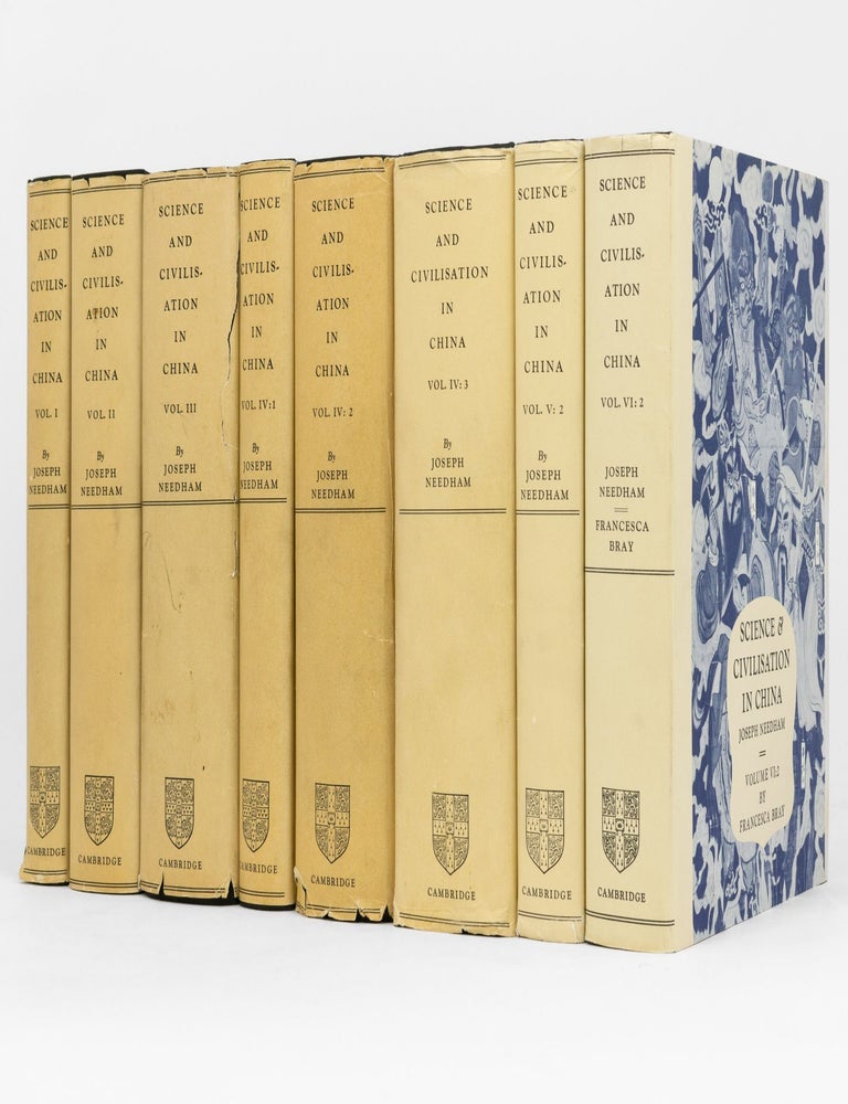 Item #135045 Science and Civilisation in China. Volumes 1, 2, 3, 4 (Parts I, II, and III), 5 (Part II), and 6 (Part II). Joseph NEEDHAM, Wang LING.