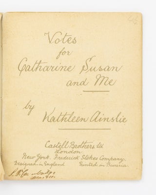 Votes for Catharine Susan and Me
