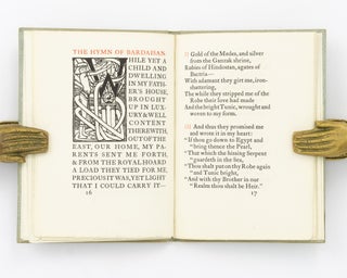 Item #135258 The Hymn of Bardaisan, rendered into English by F. Crawford Burkitt. Essex House...