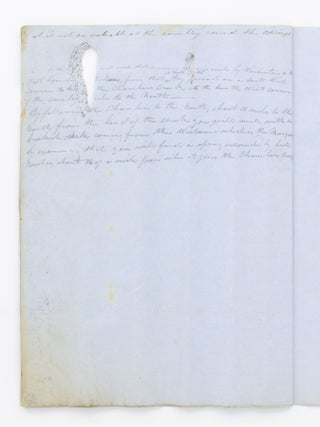 An unrecorded manuscript journal of the first seven weeks of John McDouall Stuart's second exploring expedition, likely the earliest surviving document relating to the expedition, with an addendum in the hand of the explorer