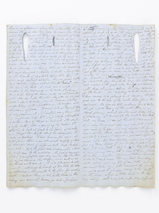 An unrecorded manuscript journal of the first seven weeks of John McDouall Stuart's second exploring expedition, likely the earliest surviving document relating to the expedition, with an addendum in the hand of the explorer