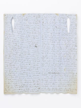An unrecorded manuscript journal of the first seven weeks of John McDouall Stuart's second exploring expedition, likely the earliest surviving document relating to the expedition, with an addendum in the hand of the explorer