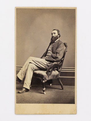 Item #135300 An apparently unrecorded carte de visite portrait photograph of the explorer John...