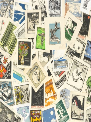 Item #135318 The retained core collection of bookplate material from the estate of H.B. (Harry)...