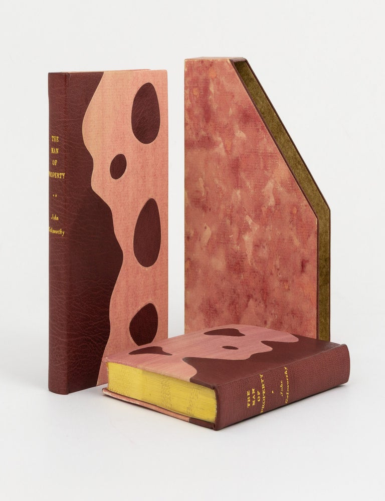 Item #135419 A Man of Property. Binding, John GALSWORTHY, Ron EADIE.