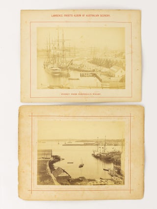 A selection of 13 mounted photographs from various 'Lawrence Frost's Album of Australian Scenery' series