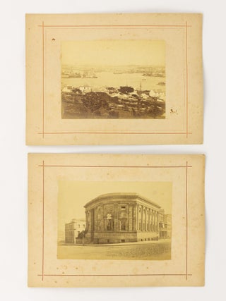 A selection of 13 mounted photographs from various 'Lawrence Frost's Album of Australian Scenery' series