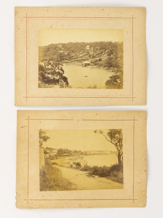 A selection of 13 mounted photographs from various 'Lawrence Frost's Album of Australian Scenery' series