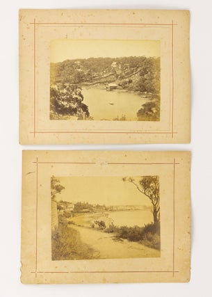 A selection of 13 mounted photographs from various 'Lawrence Frost's Album of Australian Scenery' series