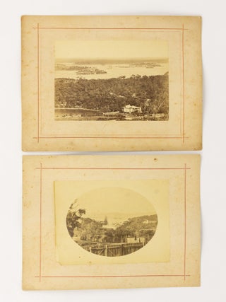 A selection of 13 mounted photographs from various 'Lawrence Frost's Album of Australian Scenery' series
