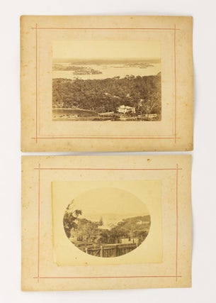 A selection of 13 mounted photographs from various 'Lawrence Frost's Album of Australian Scenery' series