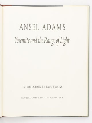 Yosemite and the Range of Light