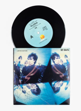 Item #136315 Limited Edition. U2 - Gloria [a signed copy of the record sleeve]. U2