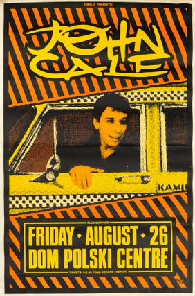 Item #136345 John Cale ... Friday, August 26, Dom Polski Centre [a poster for his 1983 Adelaide...