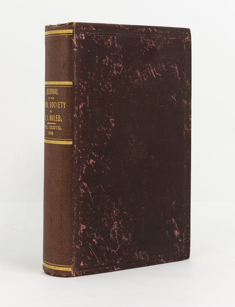 Item #136362 Language of the Bungandity [Booandik] Tribe, South Australia. [Contained in] Journal and Proceedings of the Royal Society of New South Wales for 1903 (Volume 37). R. H MATHEWS.