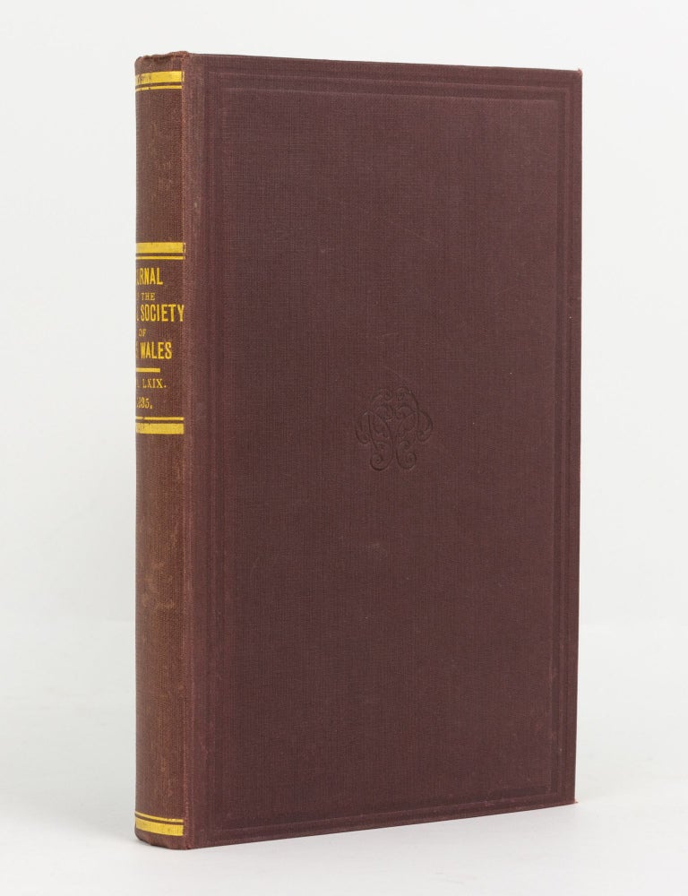 Item #136363 Initiation in the Bard Tribe, North-West Australia. [Contained in] Journal and Proceedings of the Royal Society of New South Wales for 1935 .... Vol. LXIX, Parts I and II. A. P ELKIN.