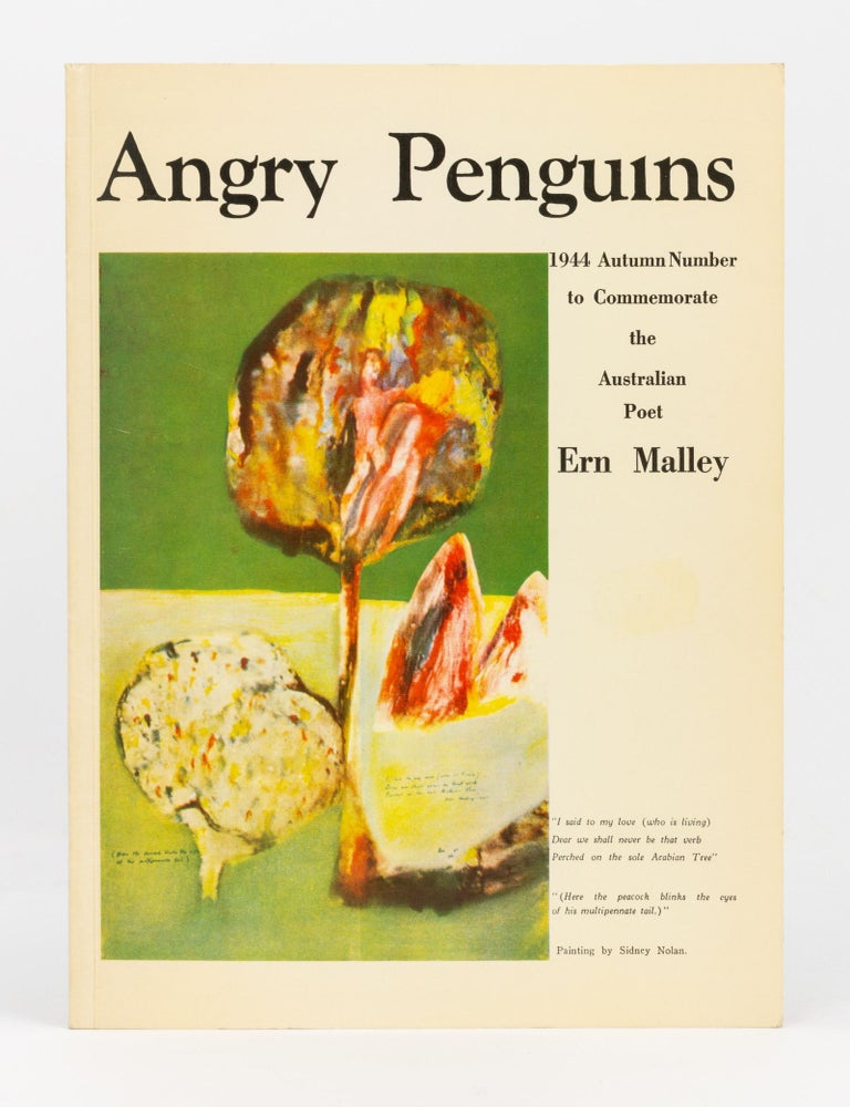 Item #136366 Angry Penguins. 1944 Autumn Number to commemorate the Australian Poet Ern Malley. Angry Penguins, Max HARRIS, John REED.