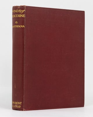Item #136412 Winds of Doctrine. Studies in Contemporary Opinion. George SANTAYANA