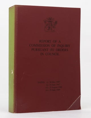 Item #136912 Report of a Commission of Inquiry Pursuant to Orders in Council [Commission of...