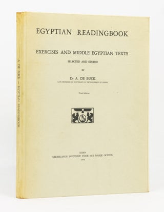 Item #136953 Egyptian Readingbook. Exercises and Middle Egyptian Texts ... Third Edition....