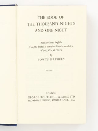 The Book of the Thousand Nights and One Night
