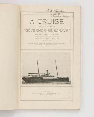 A Cruise in the SS 'Governor Musgrave' among the Islands in Spencer's Gulf, January 1907