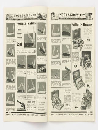 Nock & Kirby Ltd. Cutlery & Electrical Catalogue [cover title]