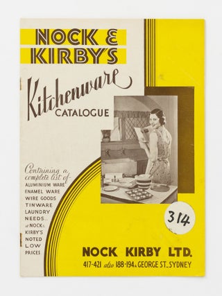 Item #137271 Nock & Kirby's Kitchenware Catalogue [cover title]. Trade Catalogue
