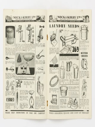 Nock & Kirby's Kitchenware Catalogue [cover title]