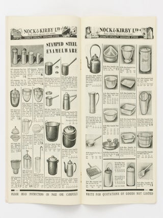 Nock & Kirby's Kitchenware Catalogue [cover title]
