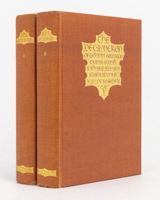 Item #137277 The Decameron of Giovanni Boccaccio. Translated by Richard Aldington. Jean De...