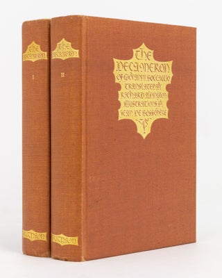 Item #137277 The Decameron of Giovanni Boccaccio. Translated by Richard Aldington. Jean De...