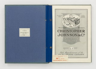 Christopher Johnson & Co., Sheffield, England. Sole Manufacturers of the Flag Brand Cutlery