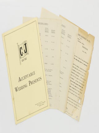 Christopher Johnson & Co., Sheffield, England. Sole Manufacturers of the Flag Brand Cutlery