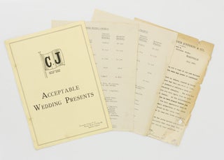 Christopher Johnson & Co., Sheffield, England. Sole Manufacturers of the Flag Brand Cutlery