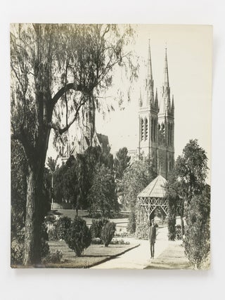A vintage photograph of St Peters Cathedral, Adelaide
