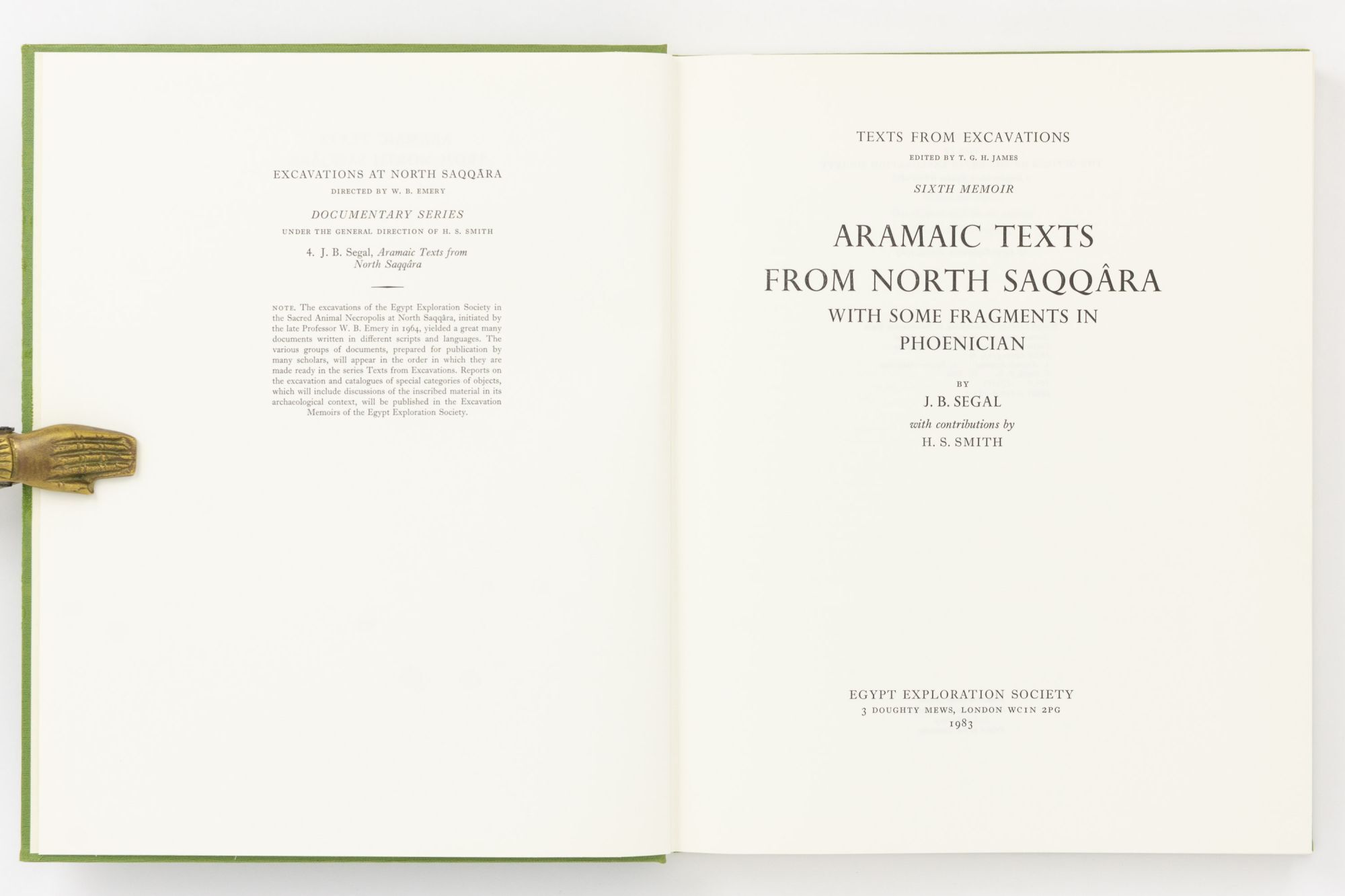 Aramaic Texts from North Saqqara, with Some Fragments in Phoenician ...