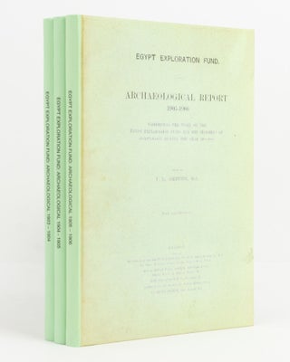 Item #137644 Egypt Exploration Fund. Archaeological Report, 1903-1904... [Together with]...
