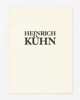 Item #137668 Eine Ausstellung von hundert Photographien von Heinrich Kühn. An Exhibition of One...