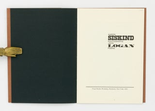 Aaron Siskind Photographs, John Logan Poems
