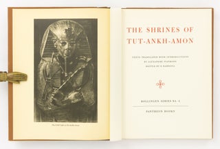 Item #137705 Shrines of Tut-Ankh-Amon. Egyptology, Alexandre PIANKOFF, N. RAMBOVA
