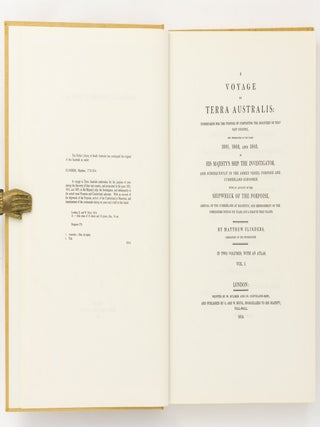 A Voyage to Terra Australis, undertaken for the Purpose of completing the Discovery of that Vast Country ... in the Years 1801, 1802, and 1803