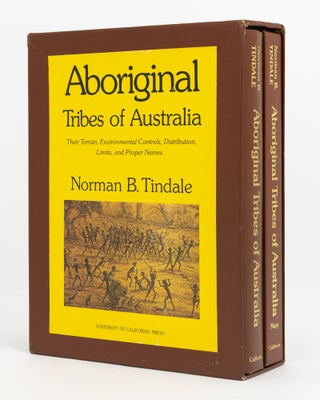 Item #138111 Aboriginal Tribes of Australia. Their Terrain, Environmental Controls, Distribution,...