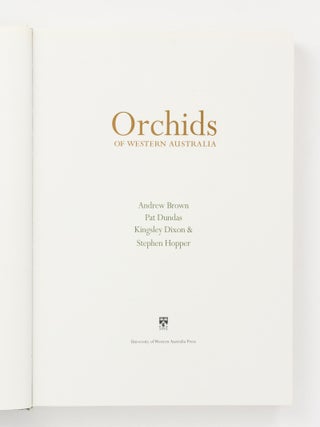 Orchids of Western Australia