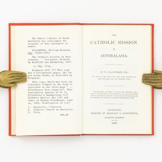 Item #138334 The Catholic Mission in Australasia. W. ULLATHORNE, William Bernard