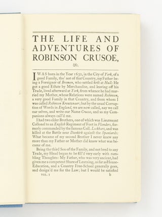 The complete set of the Shakespeare Head Edition of the Novels and Selected Writings of Daniel Defoe