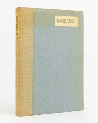 Item #138441 Selected Poems of Thomas Hardy. Thomas HARDY