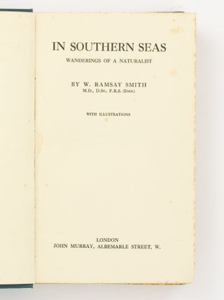 In Southern Seas. Wanderings of a Naturalist
