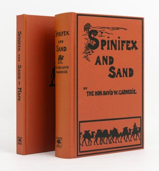 Item #138528 Spinifex and Sand. A Narrative of Five Years' Pioneering and Exploration in Western...