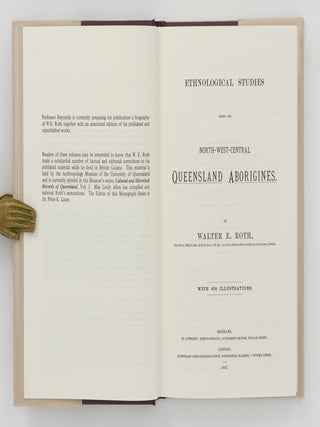 The Queensland Aborigines [in three volumes]